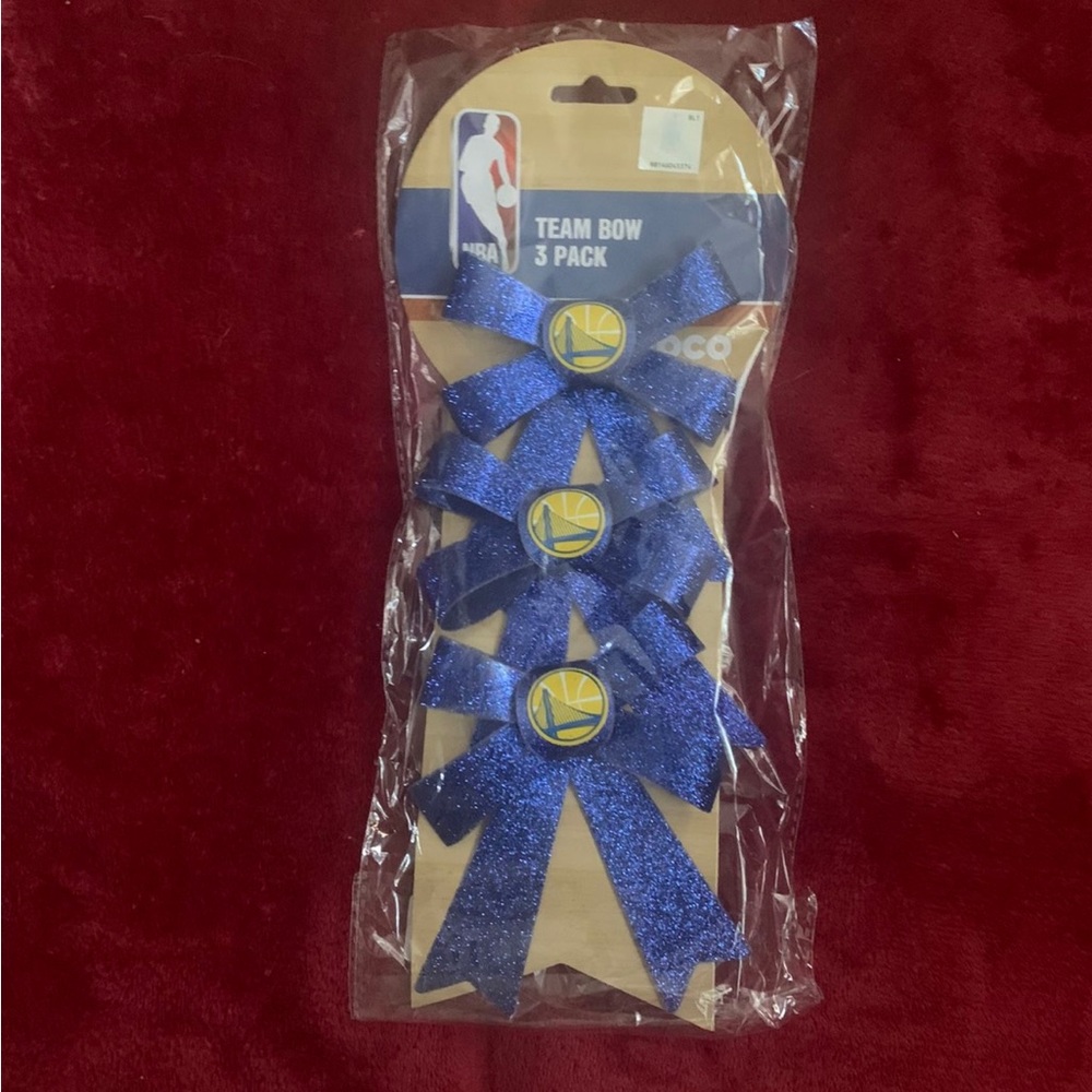 Golden State Warriors Girls Bows